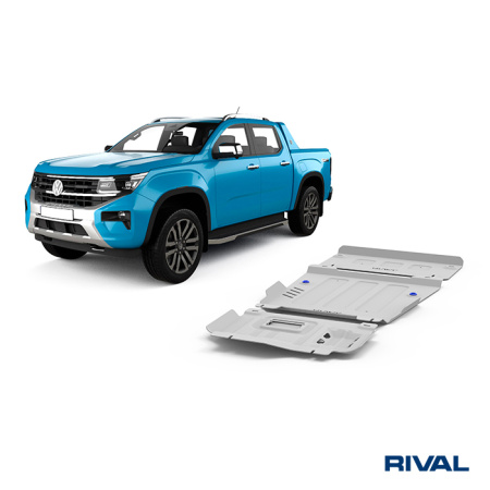 Juego de protecciones (cárter, caja de cambios, columna de timón) Ford Ranger Raptor 2022-; Ranger 2022-;  Volkswagen Amarok 2023-; 3 l. / diesel; 2 l. / diesel